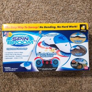 Hurricane Cordless Spinning Broom Lightweight